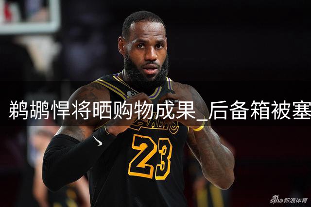 鹈鹕悍将晒购物成果 后备箱被塞得满满当当